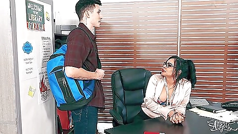 Eva Maxim - Horny Librarian Wants Ass